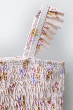 1-6 лет/купальник с цветочным принтом- Заказать в России