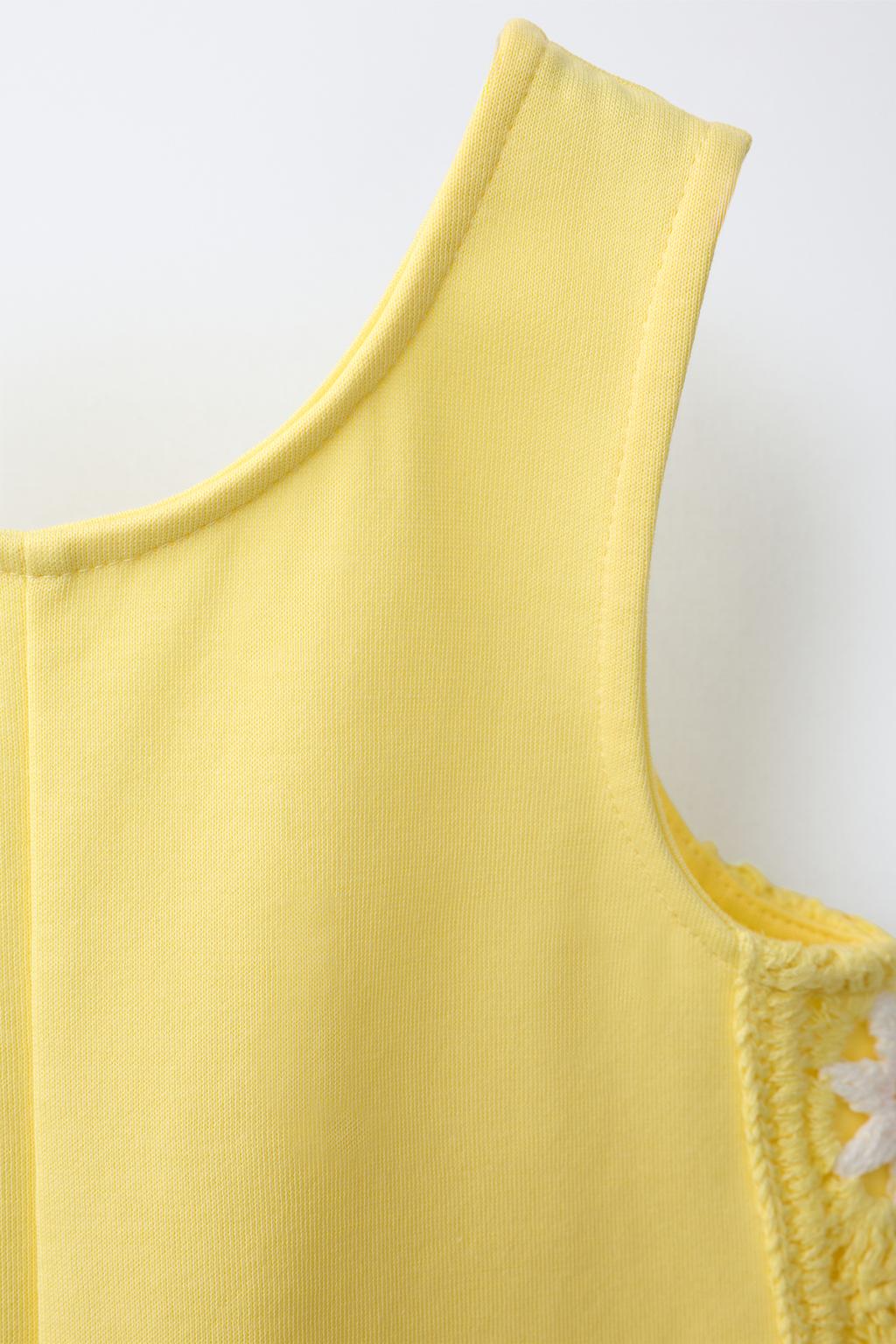 КОРОТКИЙ КОМБИНЕЗОН С ЦВЕТАМИ КРОШЕ