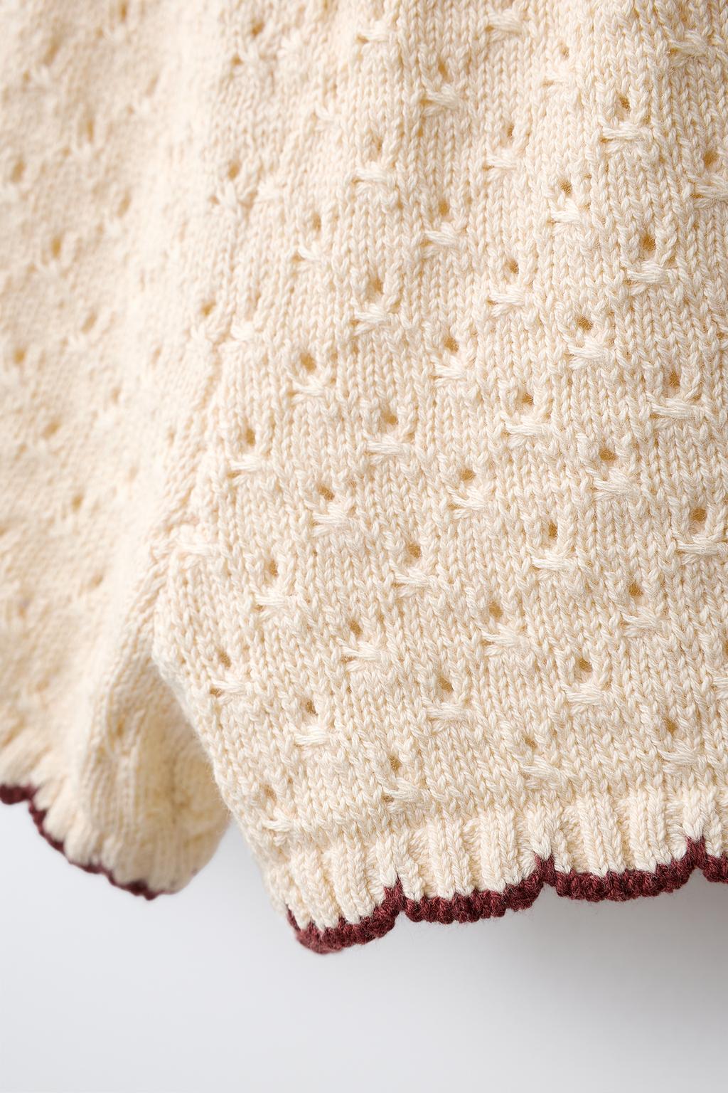 ТРИКОТАЖНЫЕ ШОРТЫ С ВЫШИВКОЙ