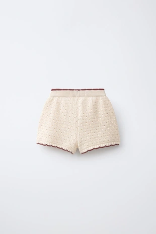 Трикотажные шорты с вышивкой- Заказать в России