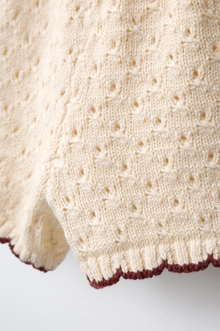 Трикотажные шорты с вышивкой- Заказать в России