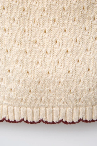 Трикотажный топ с цветочной вышивкой- Заказать в России