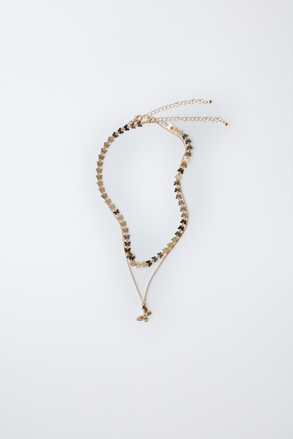 НАБОР ИЗ ДВУХ ОЖЕРЕЛИЙ «БАБОЧКИ»