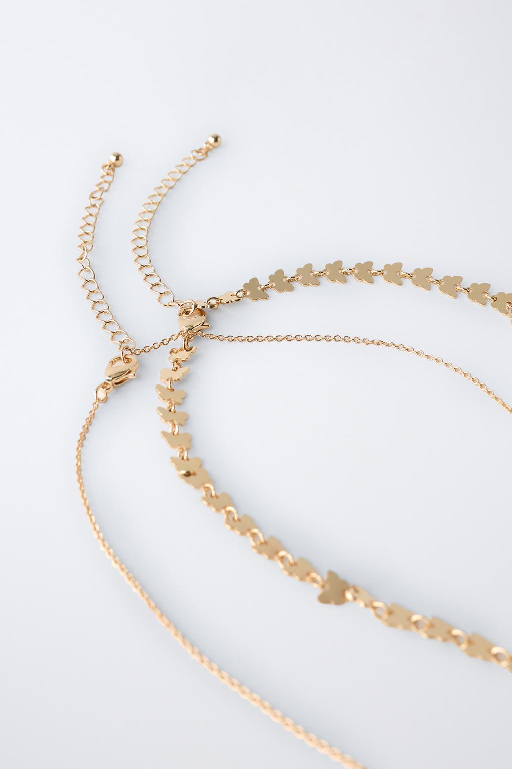 НАБОР ИЗ ДВУХ ОЖЕРЕЛИЙ «БАБОЧКИ»