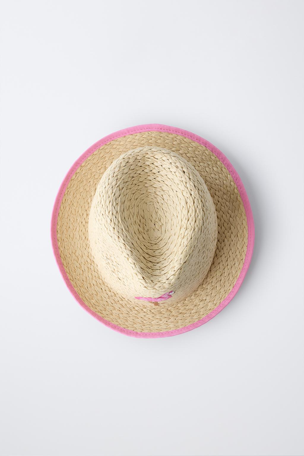 Соломенная шляпа с вышивкой