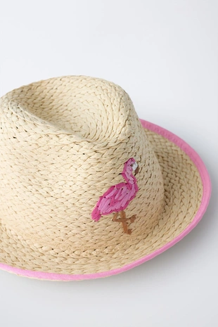 Соломенная шляпа с вышивкой- Заказать в России