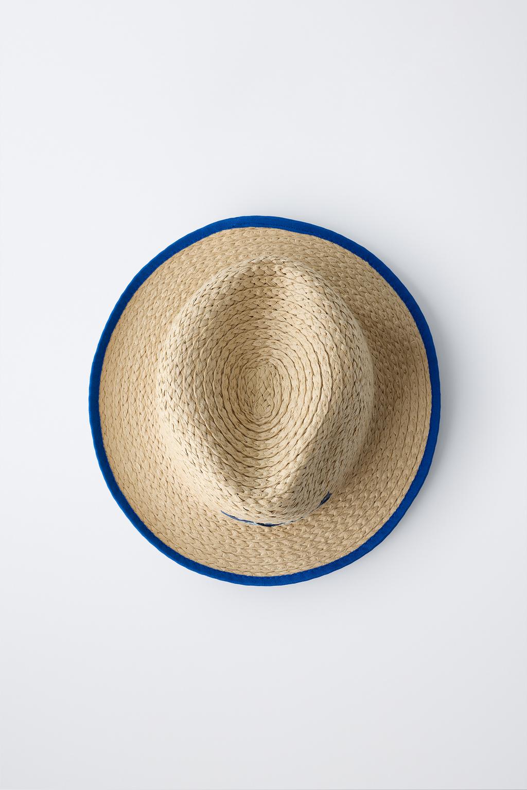 Соломенная шляпа с вышивкой