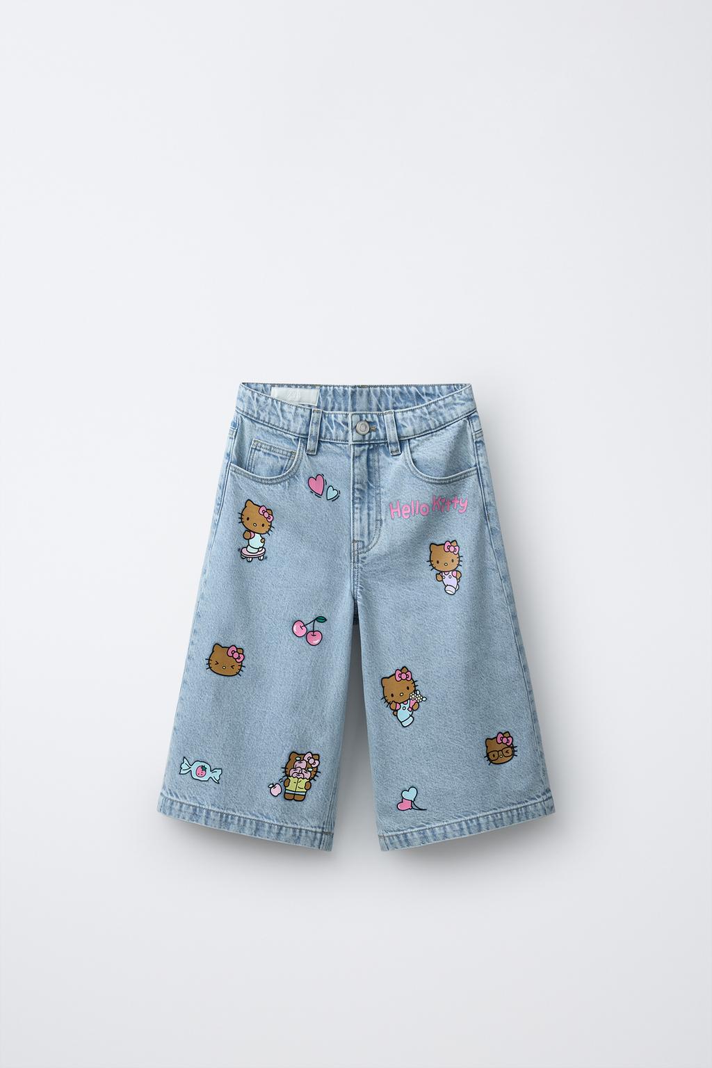 ДЖИНСОВЫЕ ШОРТЫ HELLO KITTY © SANRIO