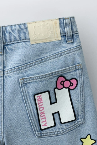 Джинсовые шорты Hello Kitty © Sanrio- Заказать в России