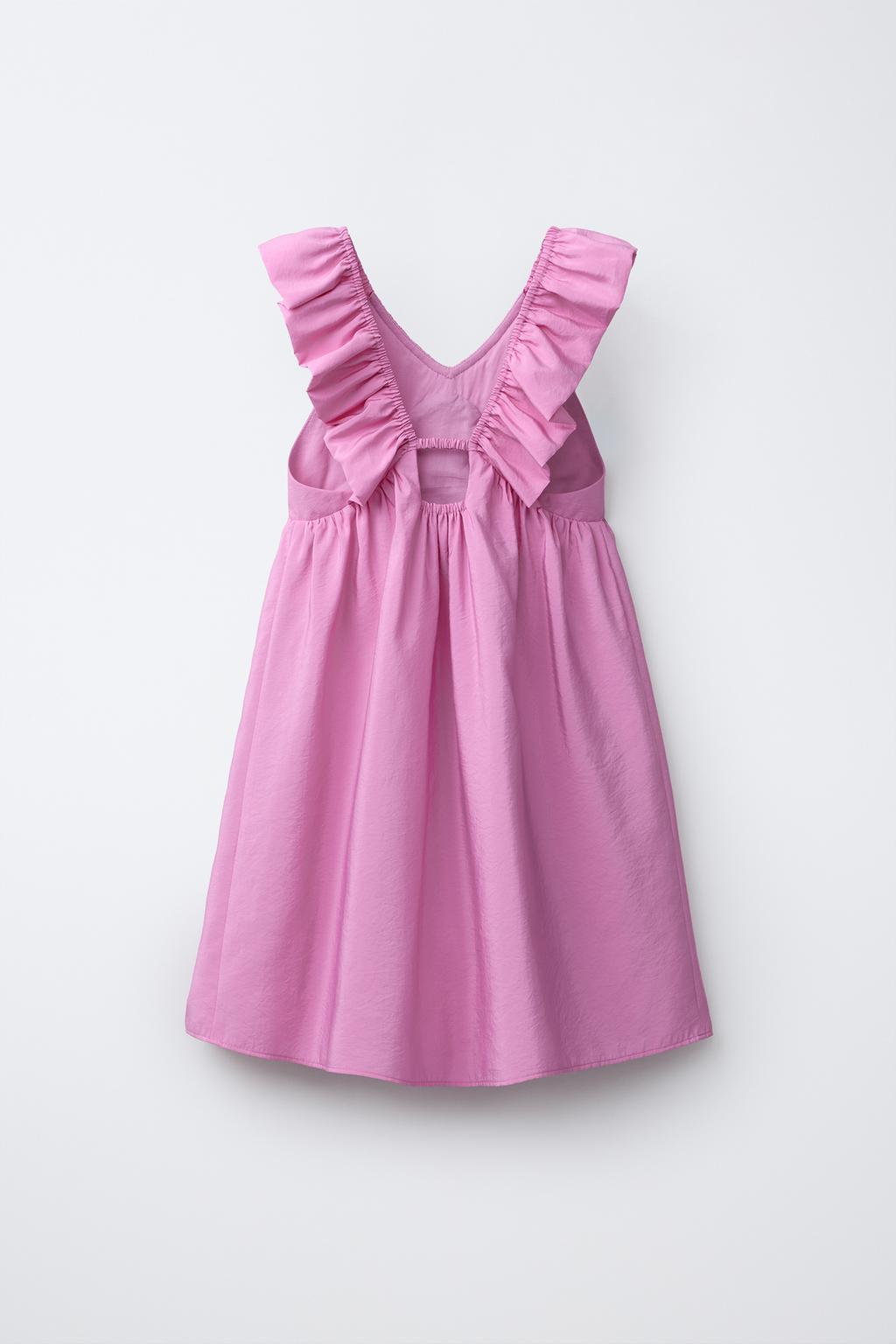 ПЛАТЬЕ ИЗ ТАФТЫ С ВОЛАНАМИ