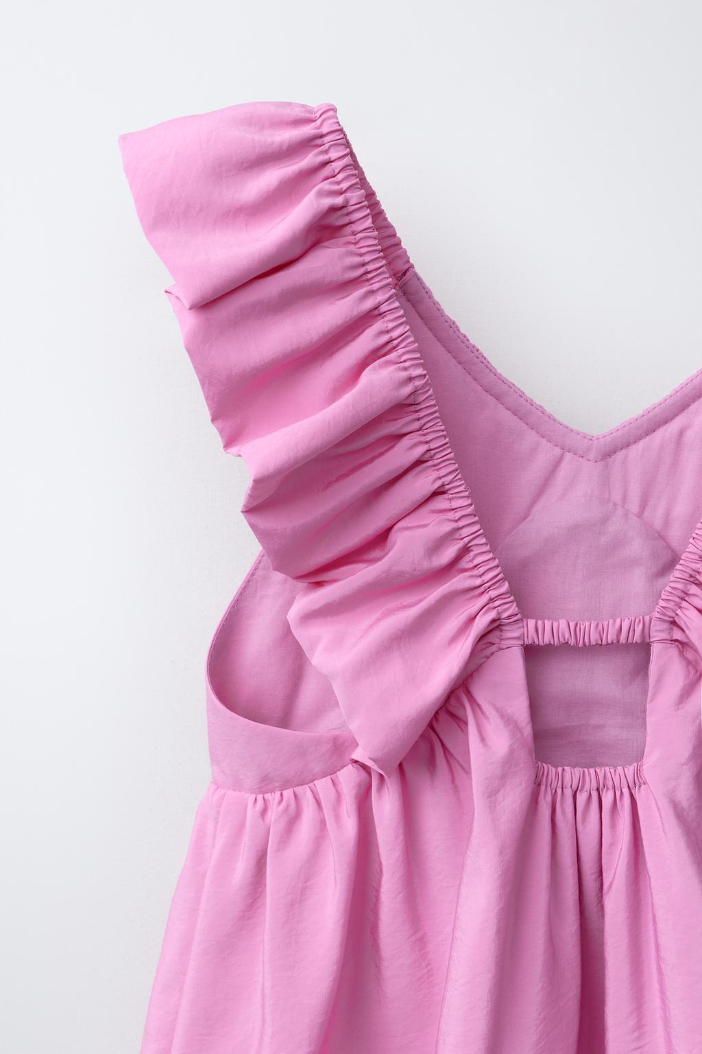 ПЛАТЬЕ ИЗ ТАФТЫ С ВОЛАНАМИ