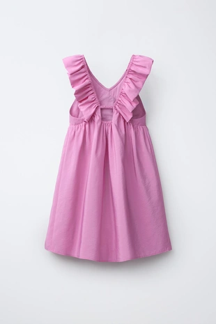 Платье из тафты с воланами- Заказать в России