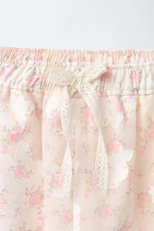 Брюки карго с цветочным принтом- Заказать в России