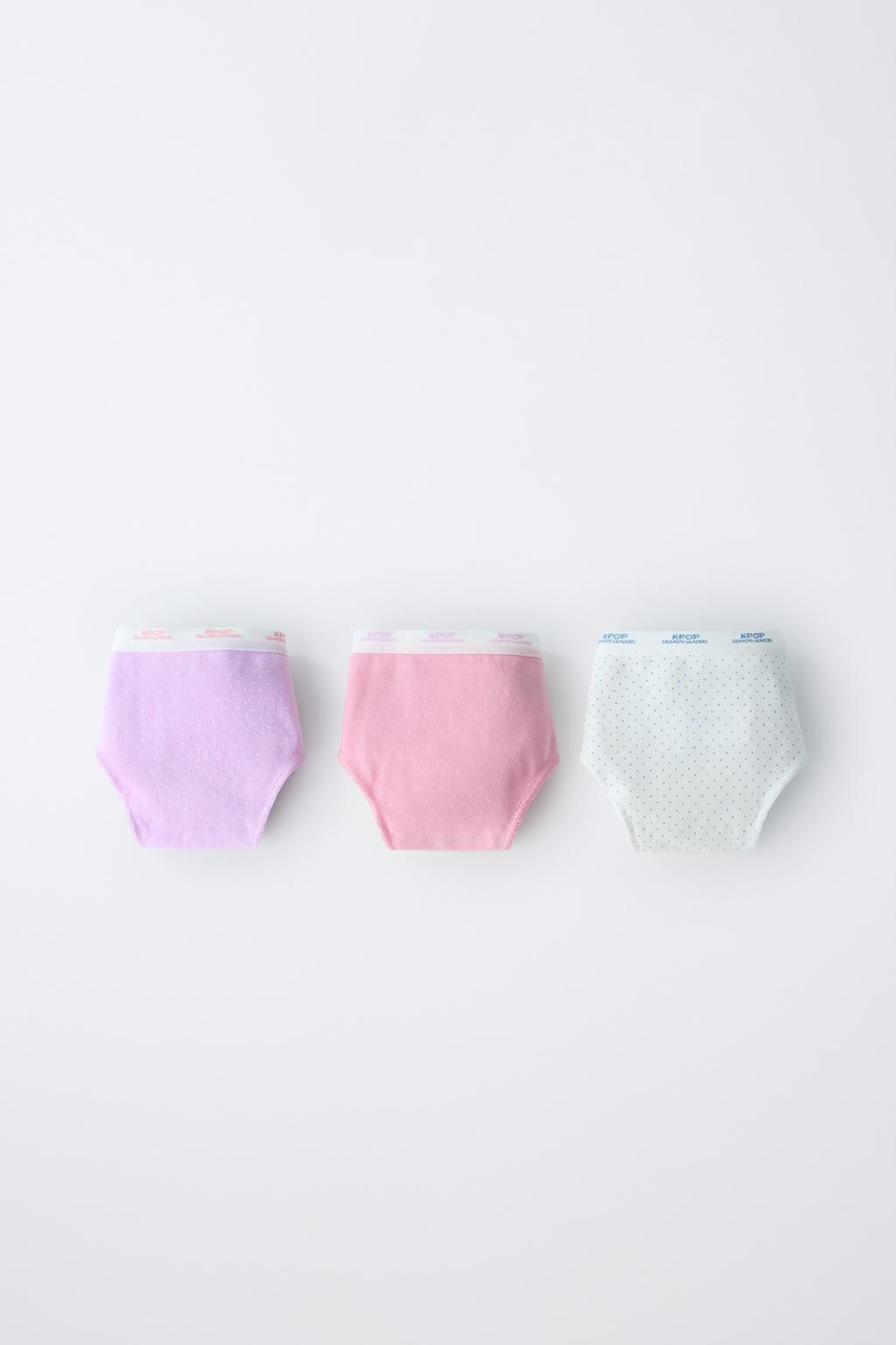 6-14 ЛЕТ/НАБОР ИЗ ТРЕХ ТРУСОВ KPOP DEMON HUNTERS™ NETFLIX ©