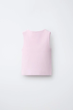 Топ в рубчик со сборками