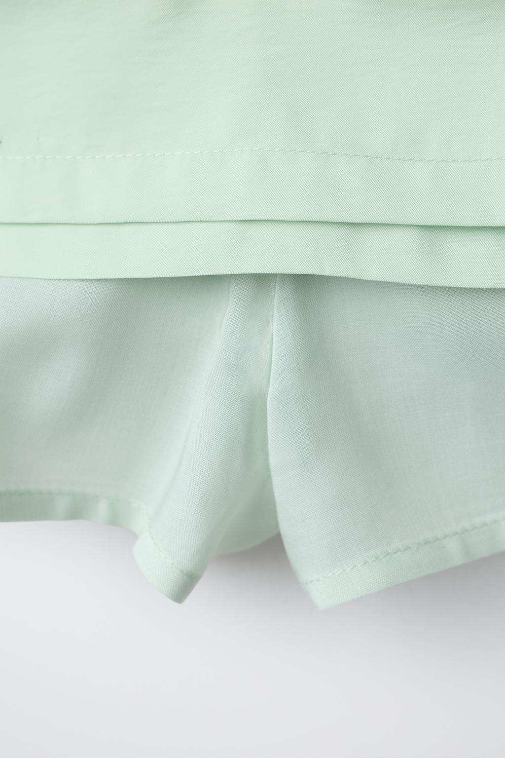 ЮБКА ИЗ ТАФТЫ С ДЕТАЛЯМИ НА ПОЯСЕ