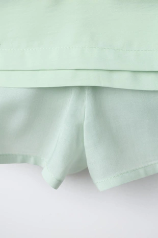 Юбка из тафты с деталями на поясе- Заказать в России