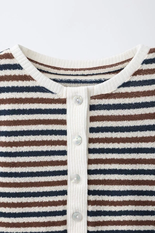 Полосатый кардиган- Заказать в России