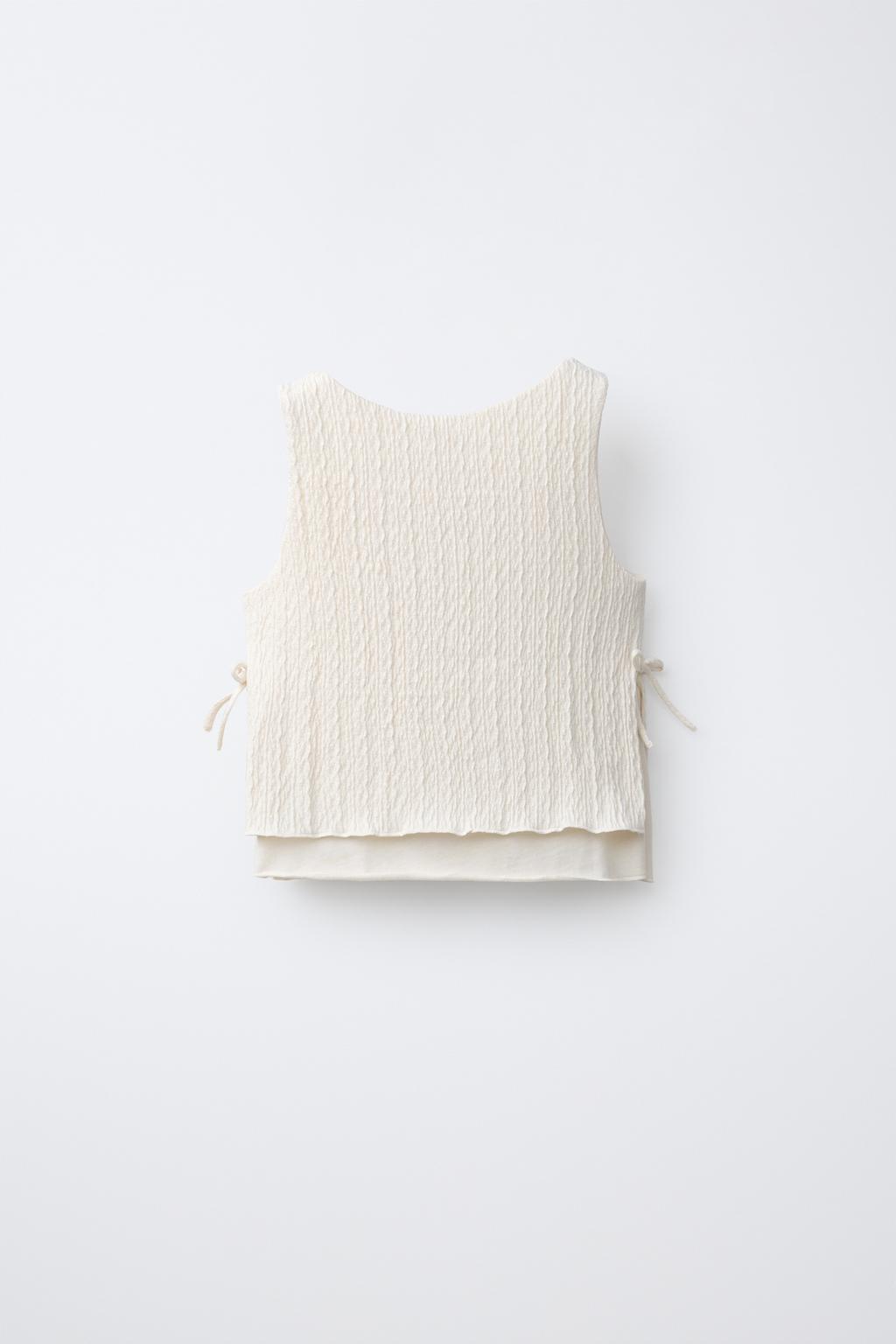 ТОП ИЗ КРУЖЕВА КРОШЕ С ЦВЕТОЧНЫМ УЗОРОМ