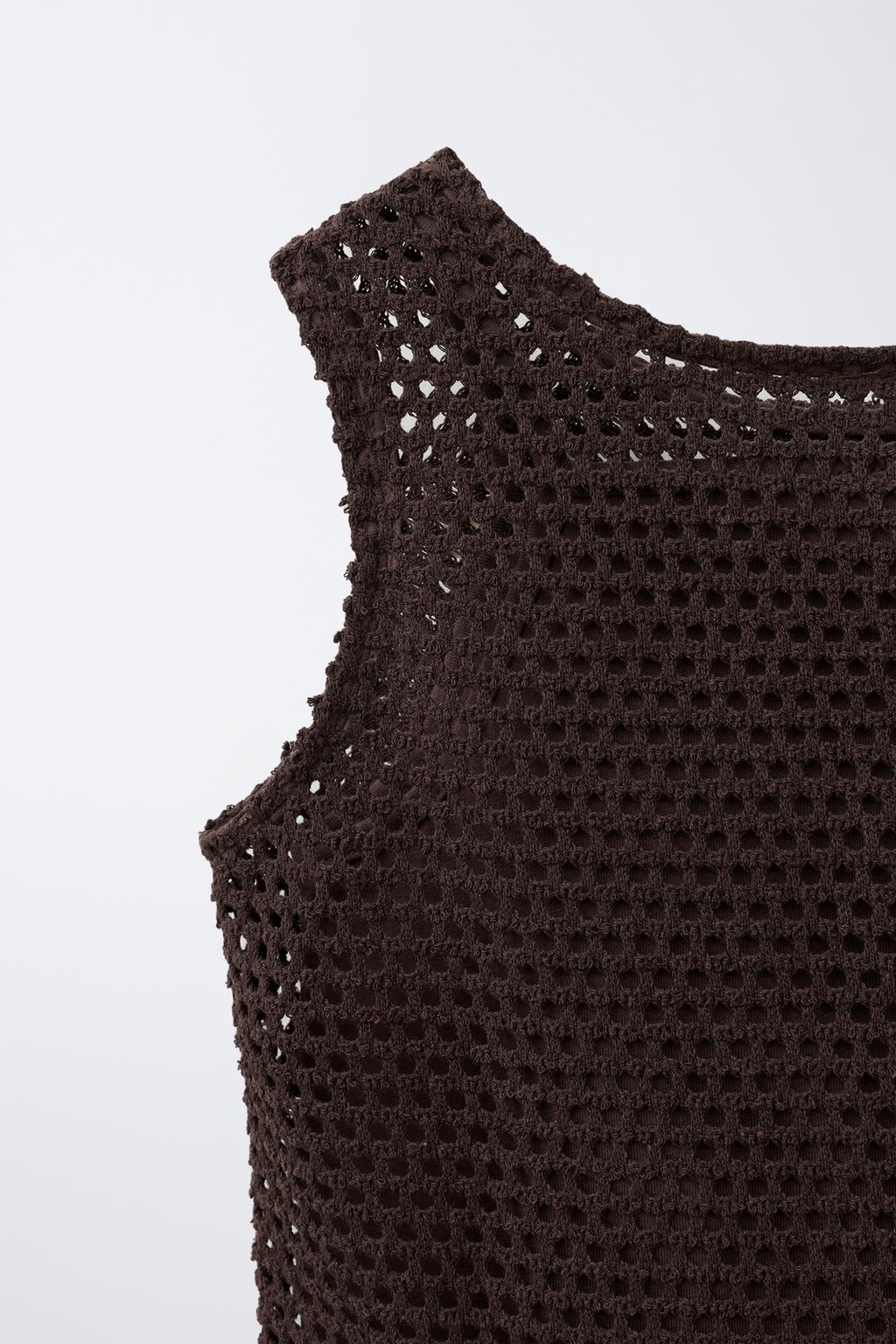 ТОП ИЗ КРУЖЕВА КРОШЕ С ЦВЕТАМИ