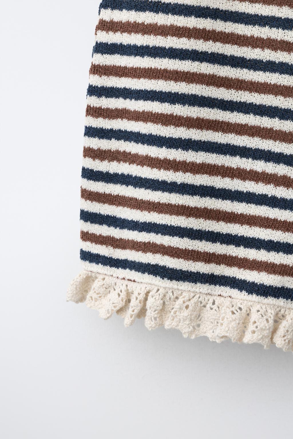 ТРИКОТАЖНЫЕ ШОРТЫ В ПОЛОСКУ