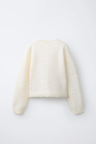 Жакет рельефной вязки- Заказать в России