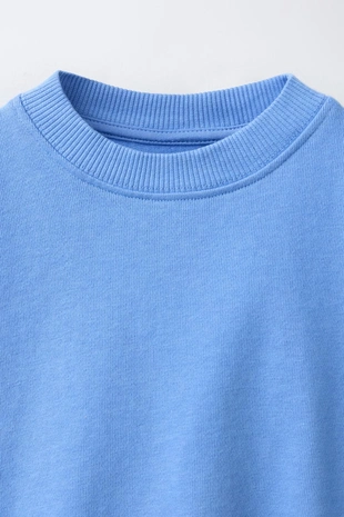 Однотонная толстовка оверлок