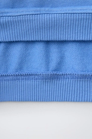 Однотонная толстовка оверлок