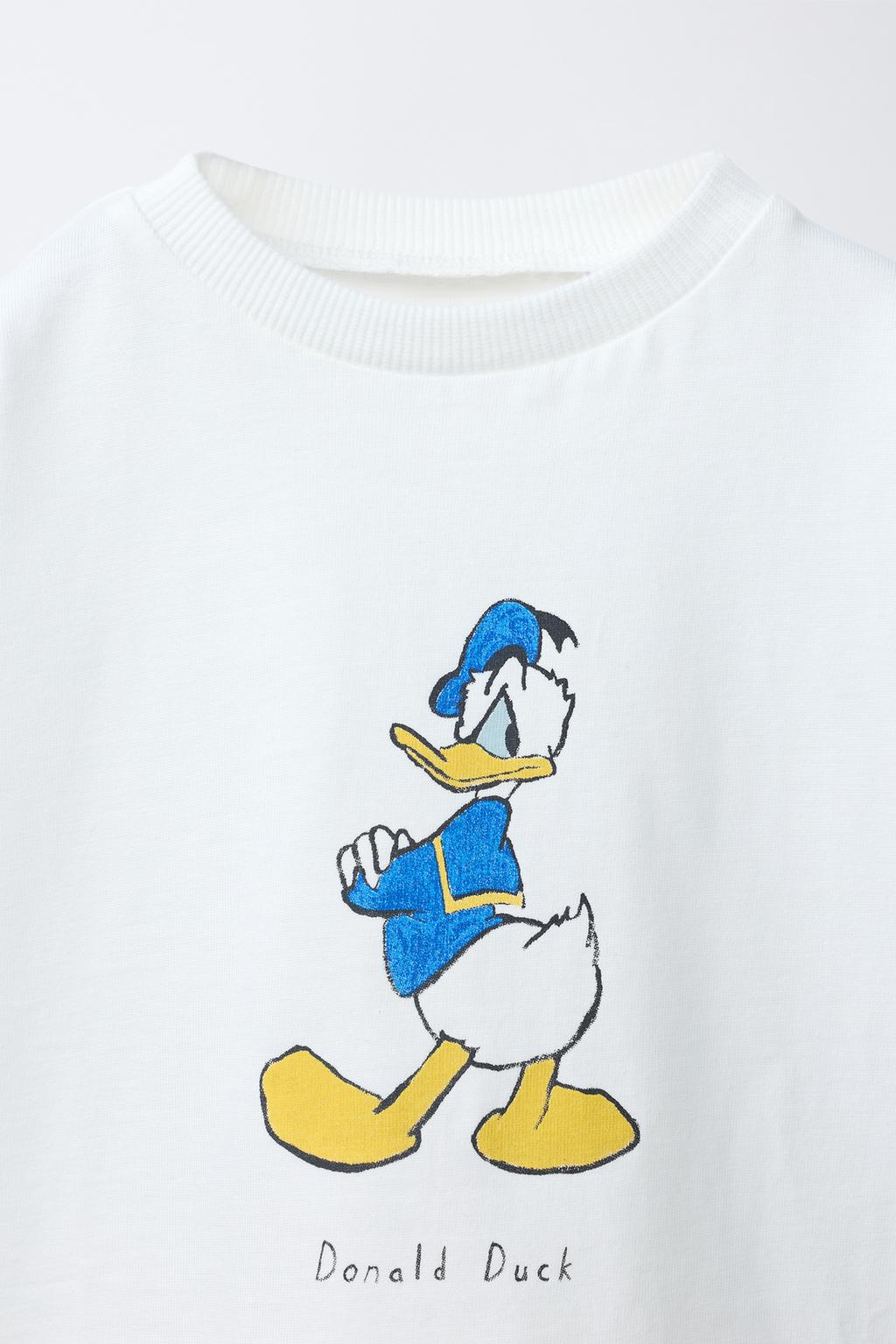 ФУТБОЛКА С ПРИНТОМ ДОНАЛЬДА ДАКА © DISNEY