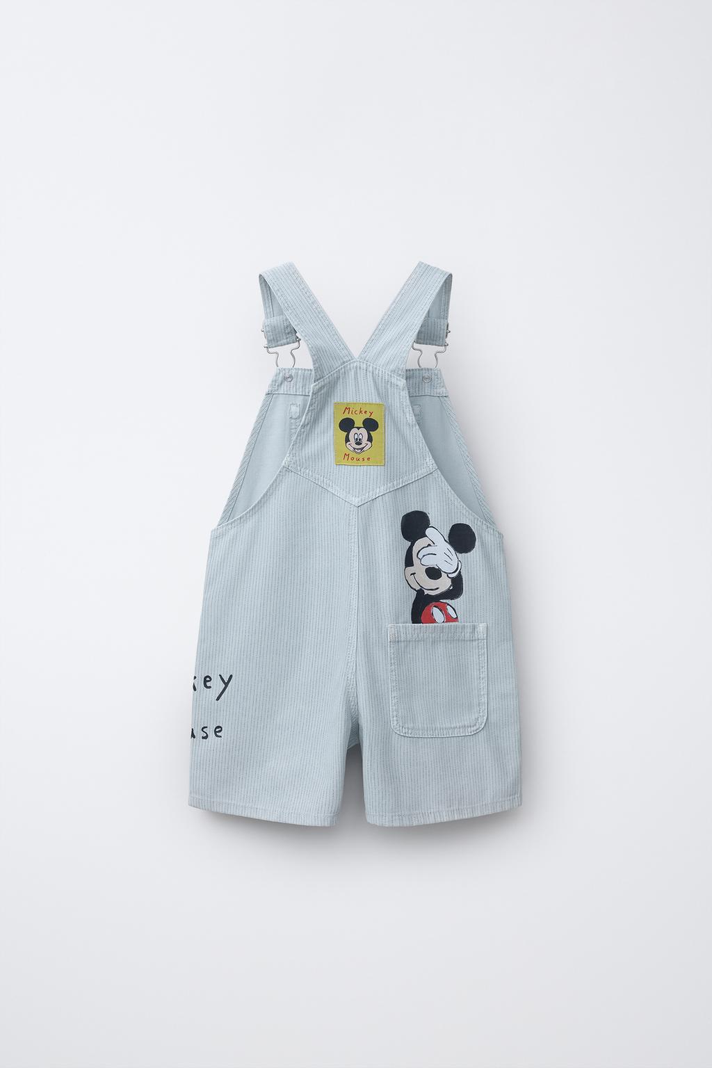 КОРОТКИЙ КОМБИНЕЗОН ИЗ ХЛОПКА В ПОЛОСКУ MICKEY MOUSE © DISNEY