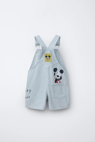 Короткий комбинезон из хлопка в полоску Mickey Mouse © Disney- Заказать в России