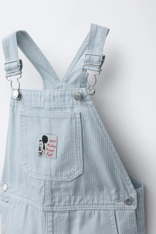 Короткий комбинезон из хлопка в полоску Mickey Mouse © Disney- Заказать в России