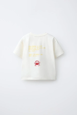 Футболка с крабом Isabelle Vandeplassche ©- Заказать в России