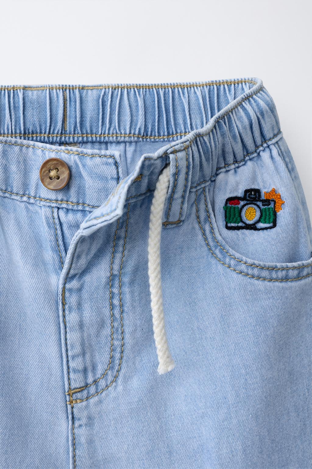 СВОБОДНЫЕ БРЮКИ С ВЫШИВКОЙ