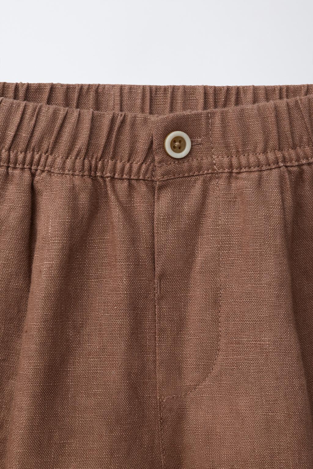 БРЮКИ ИЗ 100% ЛЬНА