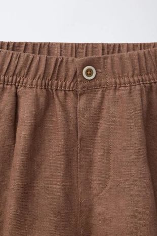 Брюки из 100% льна- Заказать в России