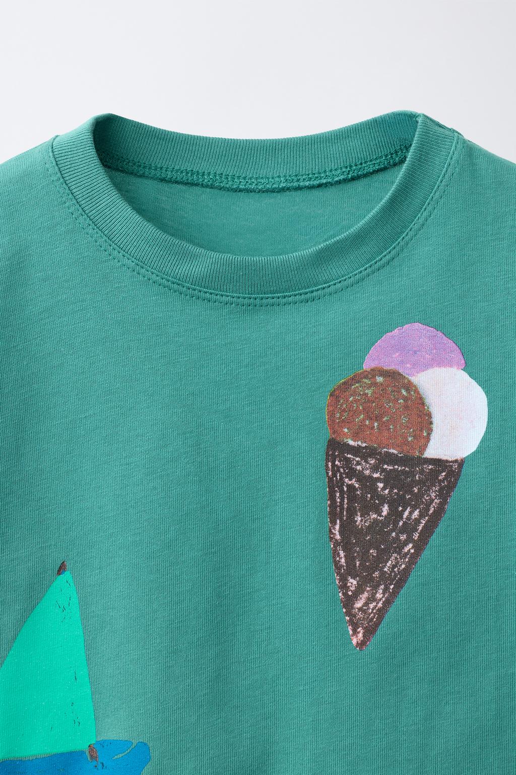 ФУТБОЛКА «МОРОЖЕНОЕ И ПАРУСНИКИ» ISABELLE VANDEPLASSCHE ©