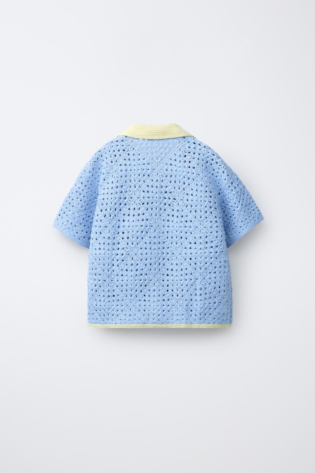 РУБАШКА-ПОЛО ИЗ ВЯЗАНОГО КРЮЧКОМ ПОЛОТНА С ПРИНТОМ MICKEY MOUSE © DISNEY