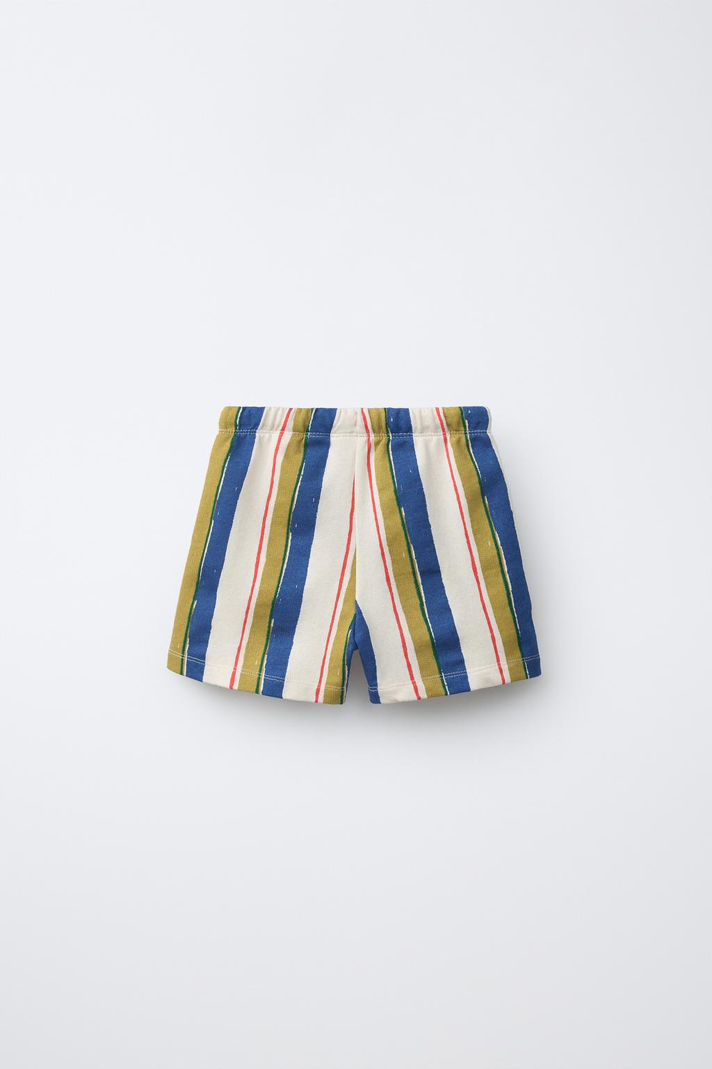 ШОРТЫ В РАЗНОЦВЕТНУЮ ПОЛОСКУ