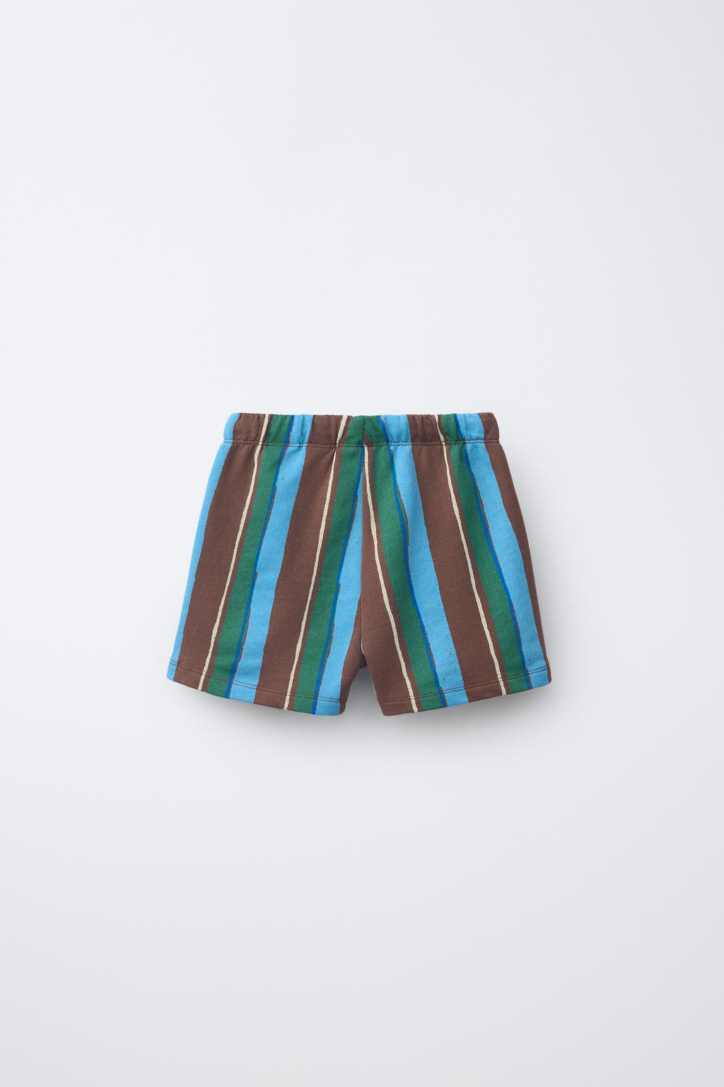 ШОРТЫ В РАЗНОЦВЕТНУЮ ПОЛОСКУ