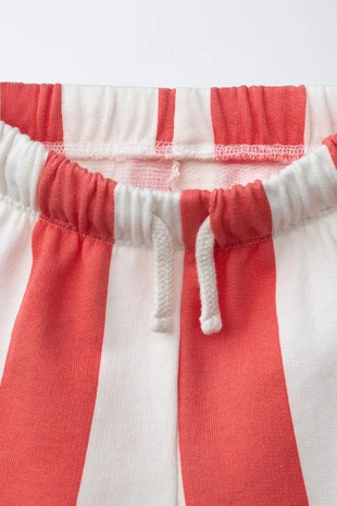 Шорты-бермуды в полоску