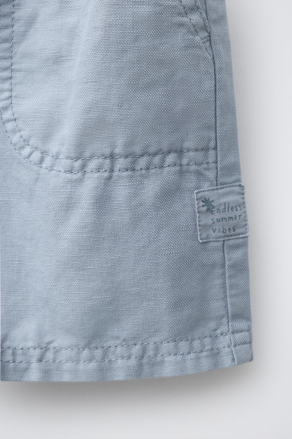 БЕРМУДЫ ИЗ ХЛОПКА И ЛЬНА