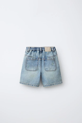 Джинсовые шорты с разрезами- Заказать в России