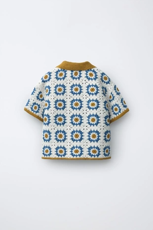 Рубашка кроше с солнцем- Заказать в России