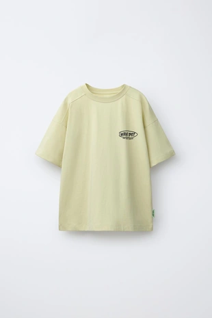 Комплект из футболки и шортов с надписью