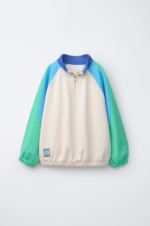 Толстовка в стиле колор-блок- Заказать в России