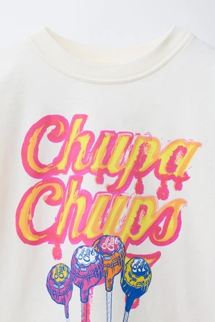 Футболка с принтом chupa chups ®- Заказать в России