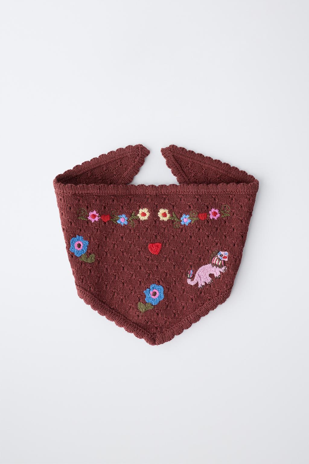 ВЯЗАНАЯ БАНДАНА SISSEL EDELBO X ZARA KIDS