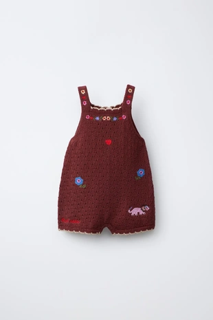 Комбинезон SISSЕL Edelbo X Zara Kids с вышивкой- Заказать в России