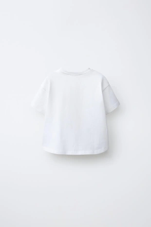 Футболка с кружевной нашивкой